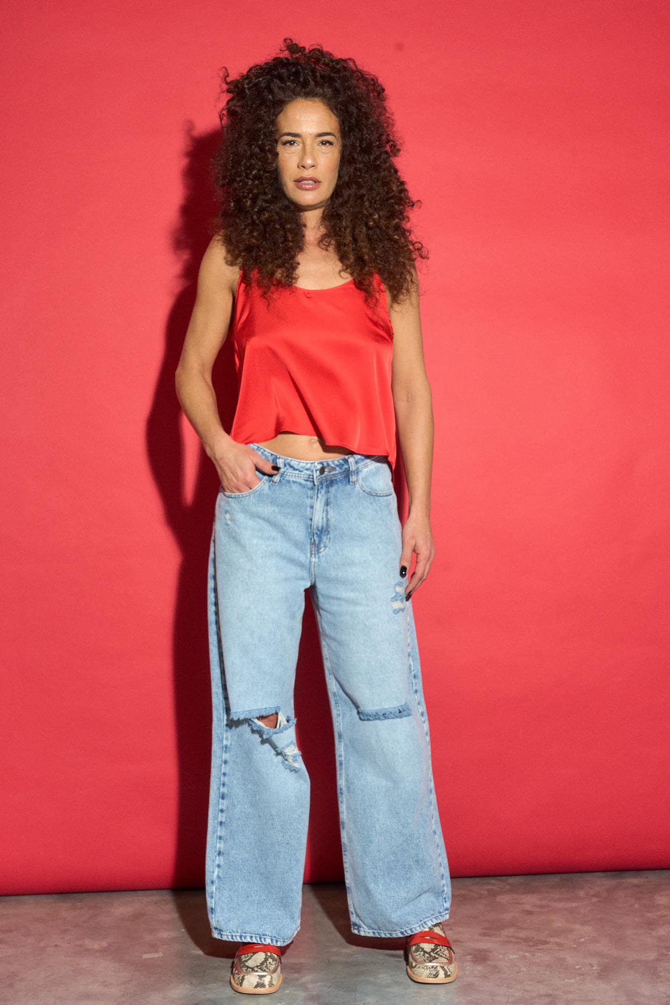 BLUSA MIMOSA ROJO