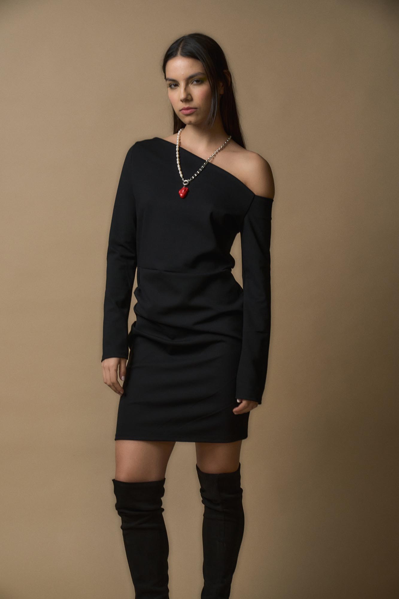 VESTIDO TEMPLANZA NEGRO